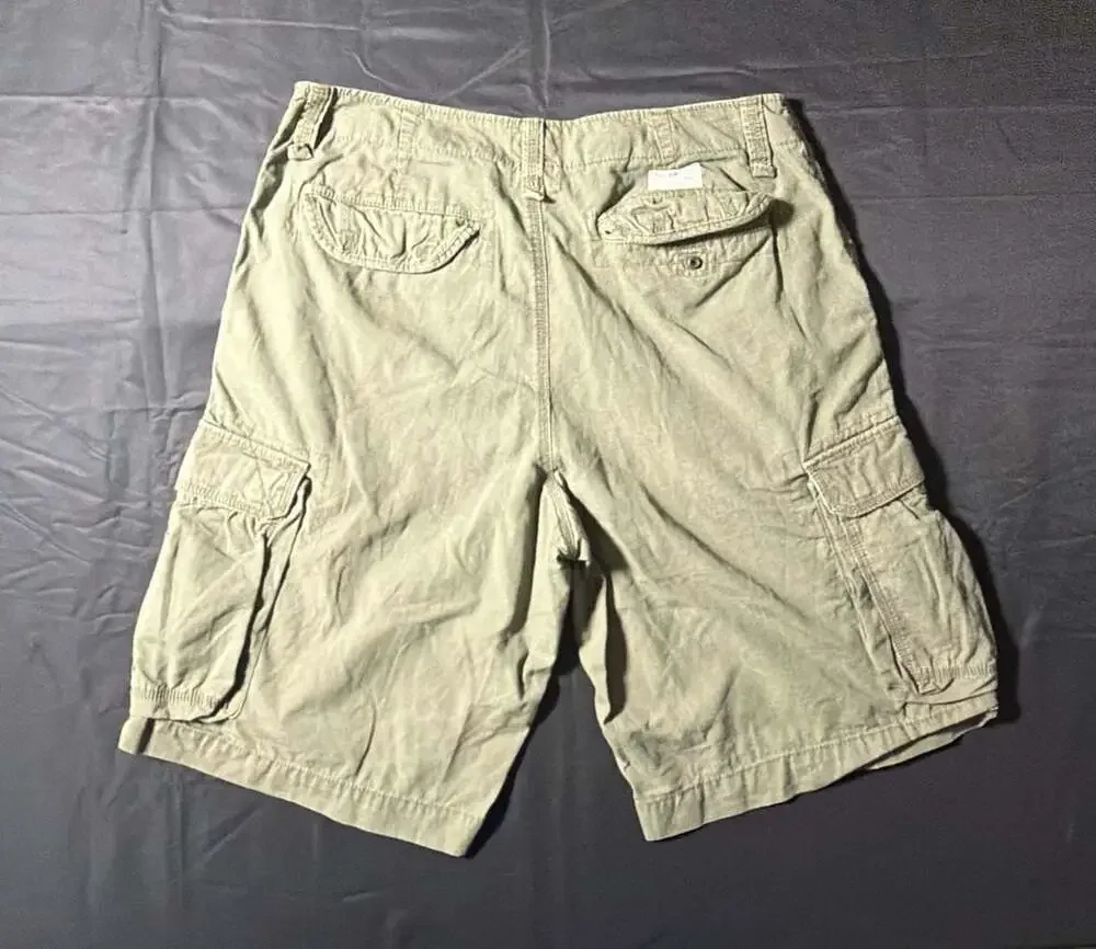Polo Jeans company Ralph Lauren Baggy Cargo Shorts Men's 36 Y2K Skater Dadcore